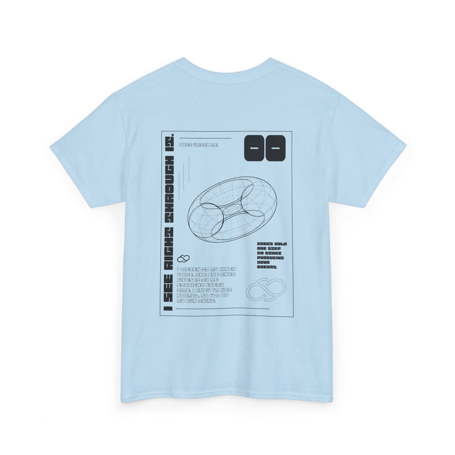 See Right Through It Tee Black