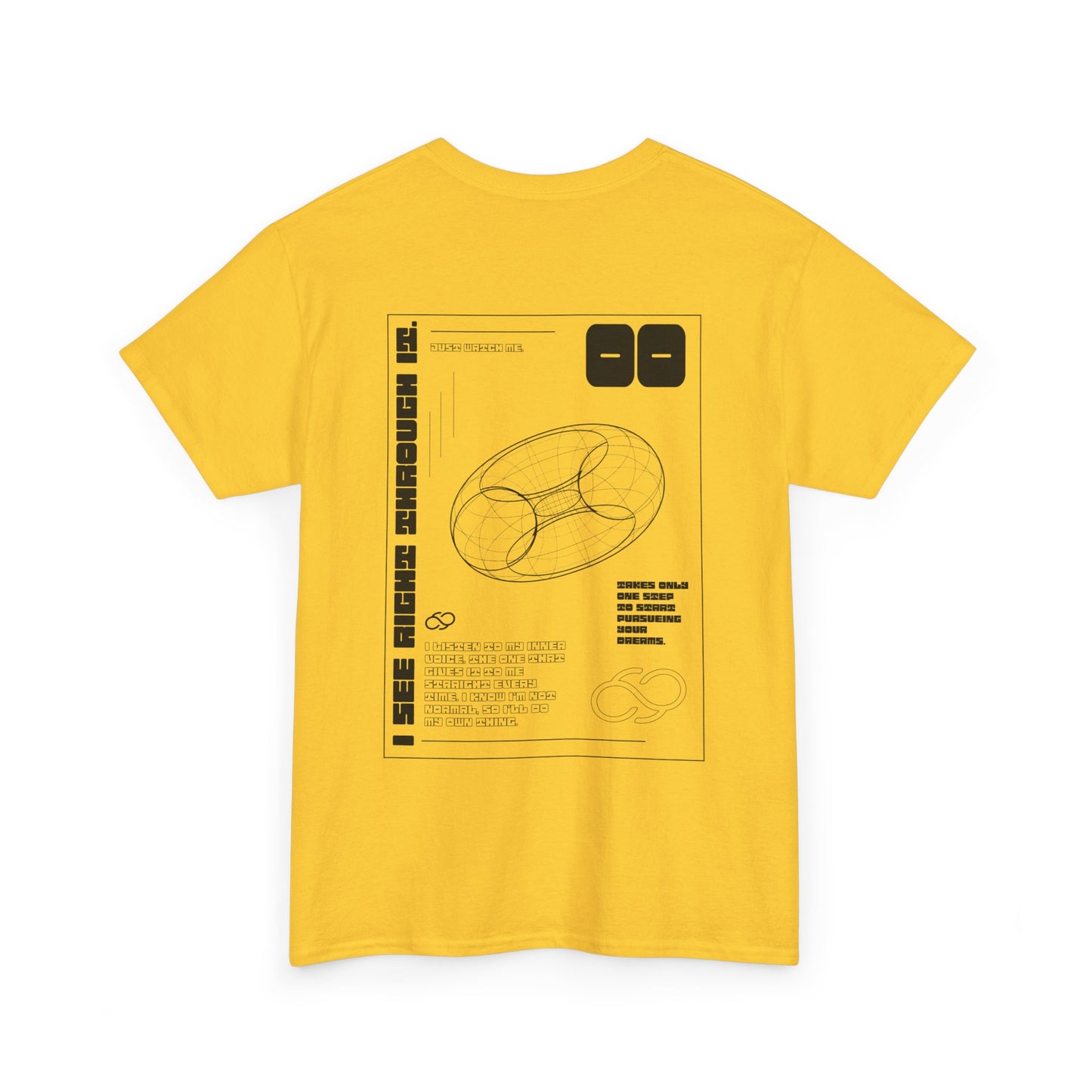See Right Through It Tee Black