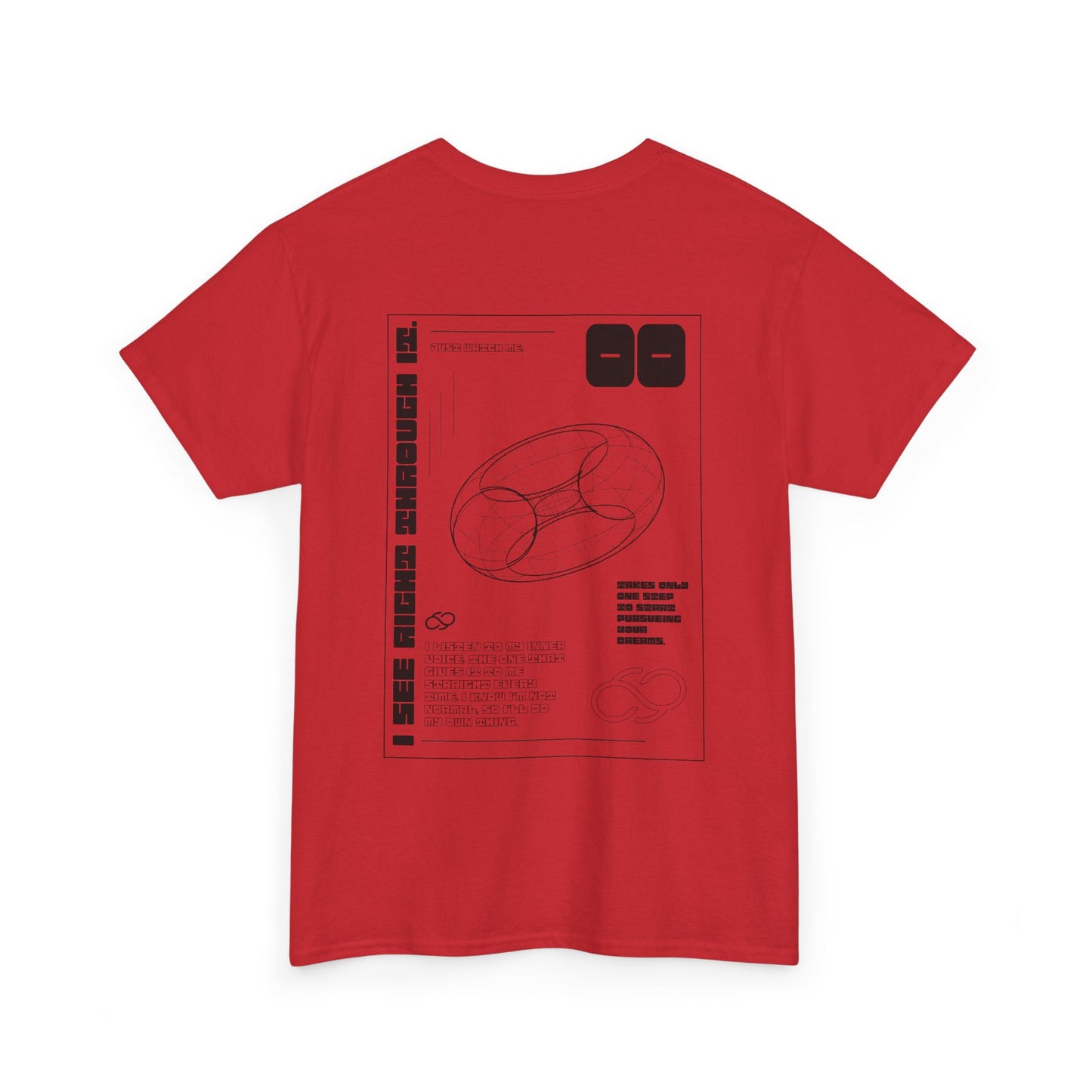 See Right Through It Tee Black