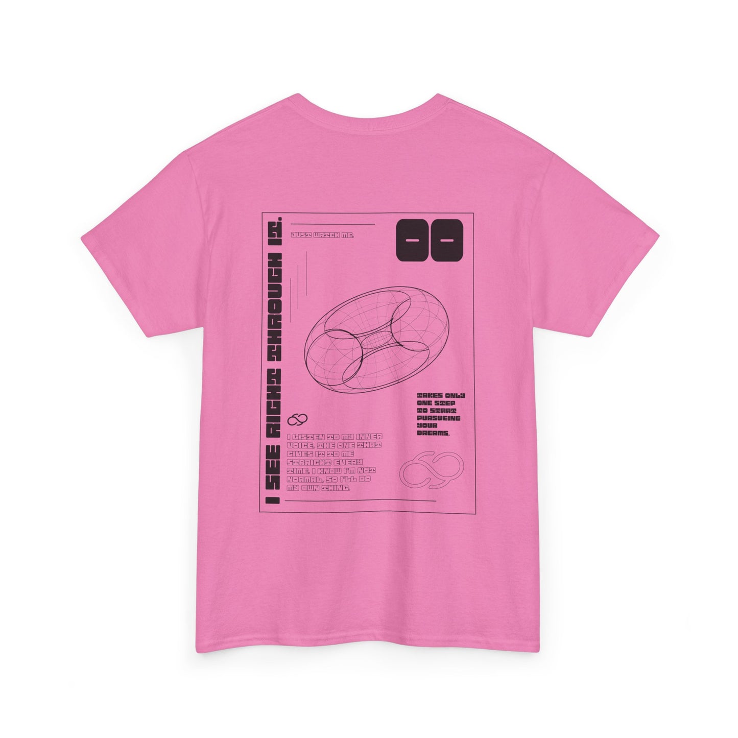 See Right Through It Tee Black